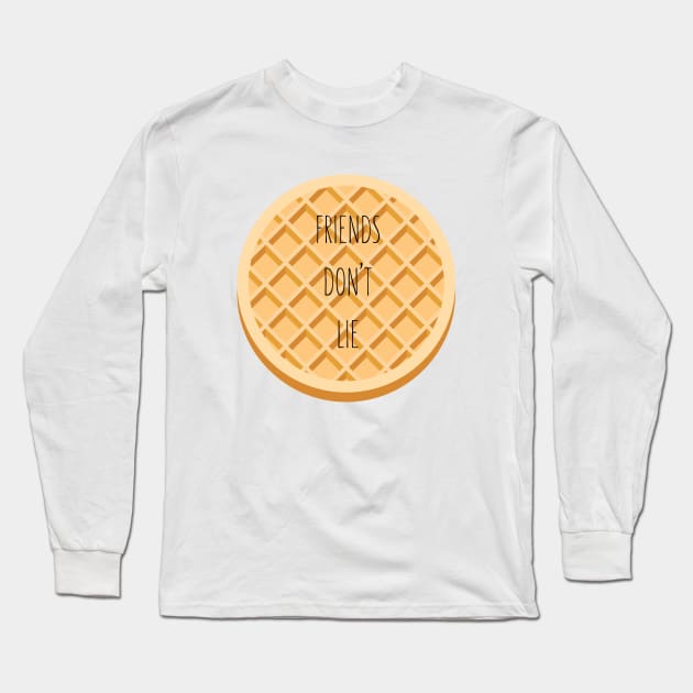 Friends don't lie - pancakes Long Sleeve T-Shirt by Le petit fennec